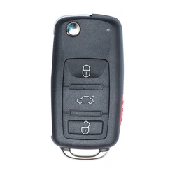 Keyecu 5K0 837 202 AK 5K0837202AK NBG010206T 4 Buttons 315MH Keyless-Go Remote Key for Volkswagen (Models with Prox)