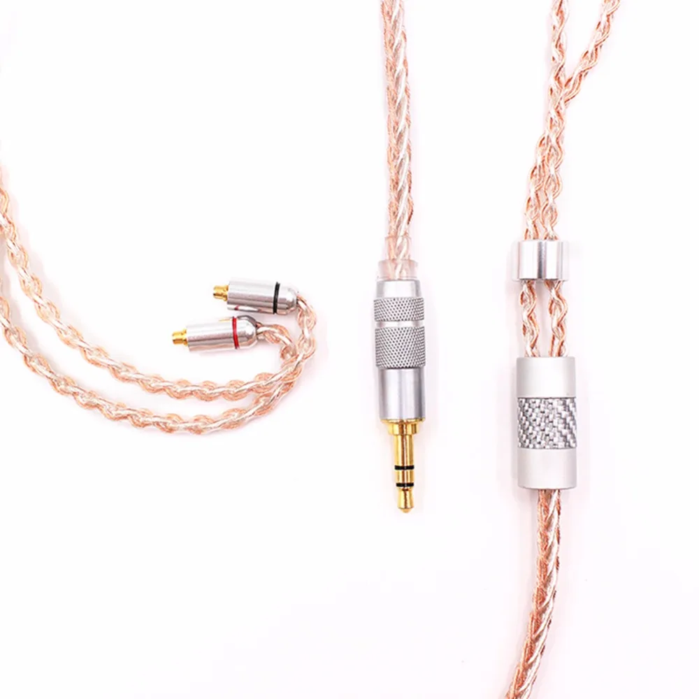 Audiocrast 1.2m 8 Cores Audio Upgrade Cable compatible withSE215 SE535 SE846 SE425 ue900 Headphones