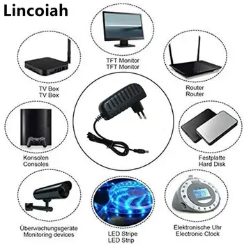 AC 110-240V DC 5V 6V 8V 9V 10V 12V 15V 0,5A 1A 2A 3A Univerzální napájecí adaptér/nabíječka pro LED pásky (EU US) 10 nejlepší prodej Adaptér střídavého a stejnosměrného proudu 100-240 V 50/60 Hz - №4