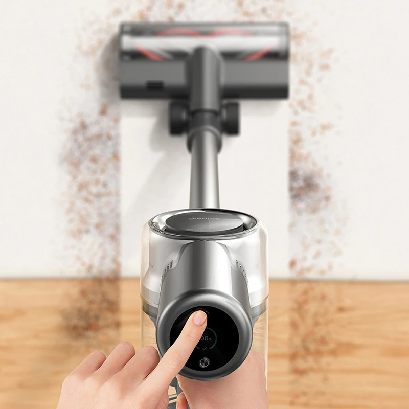 دريمي V11 SE يده مكنسة كهربائية لاسلكية شاشة OLED المحمولة 25kPa الكل في واحد مجمع الغبار سجادة أرضيات الأنظف
