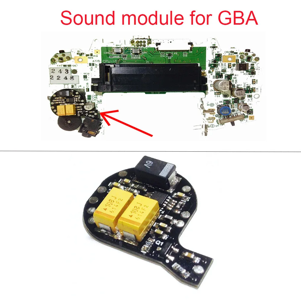 Sound Amplifier Module For Nintend GBA Sound Enhancement Module EMI Elimination for Nintend GBA Game Console Accessories