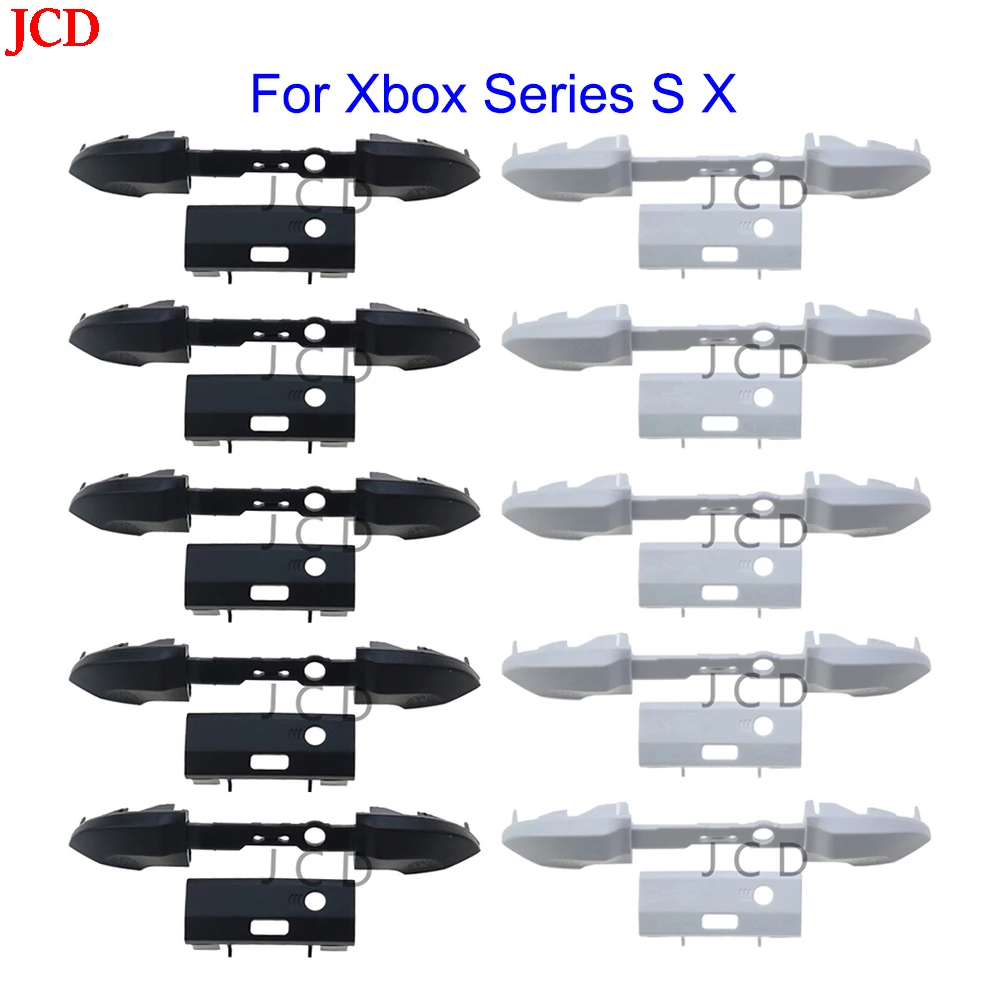 JCD 10 Sets White Black RB LB Bumper Button for XBox Series S X Controller Trigger Surround Guide On Off Buttons Repair Part