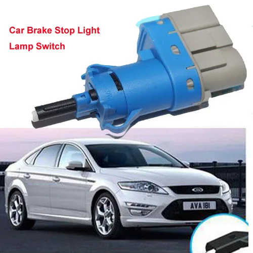 

POKESS Auto 4 Pins Car Brake Stop Light Lamp Switch For Ford Focus Mondeo Taurus Escape Explorer Mustang Kuga 8T4T9G854AA