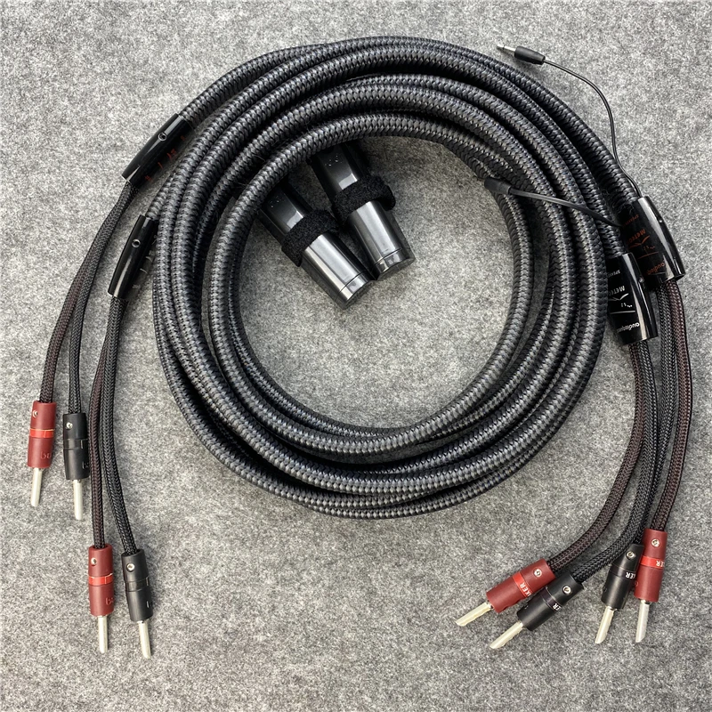 Hifi Audio  Meteor Speaker Cable PSS Silver Conductor Hifi Audio Line with 72V DBS