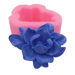 Flower Soap Mold 3D Silicone Molds for Soap Candle Cake Chocolate Plaster Wax Crafts Mould