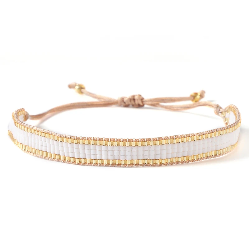 

ZHONGVI Gold Color MIYUKI Bracelet handmade Crystal Tassel Bracelets 2020 Pulseras Mujer For Women Jewelry Girl Gifts Wholesale