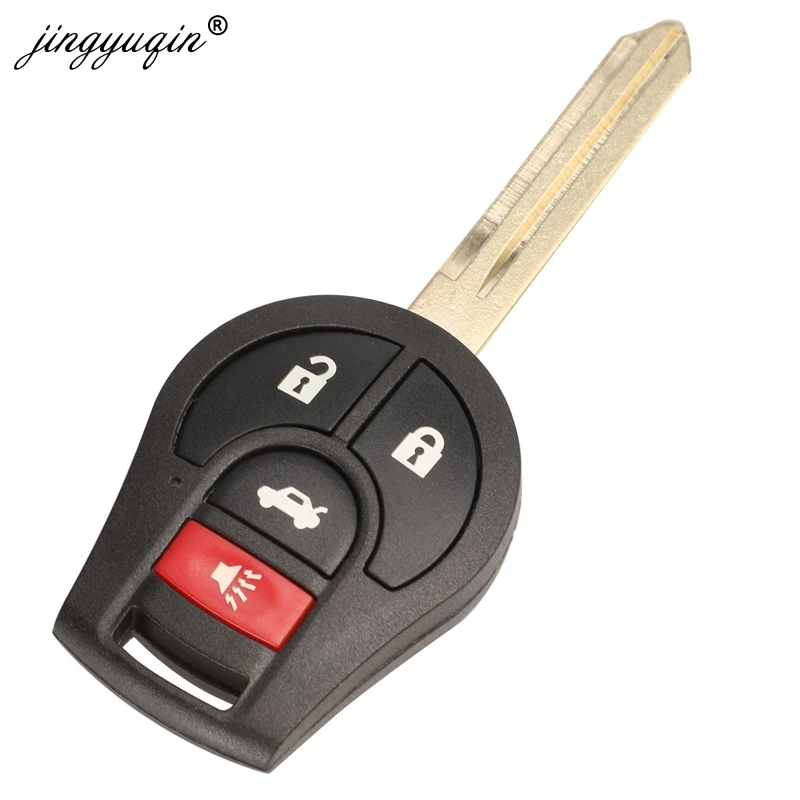 jingyuqin 2 3 2+1 3+1 Buttons Remote Key Shell Case For Nissan Sylphy Cube Juke Rogue Micra Qashqai Altima Maxima Sentra Versa