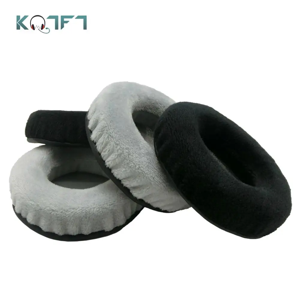 

KQTFT 1 Pair of Velvet Replacement Ear Pads for Sony MDR-NC8 MDRNC8 MDR NC8 Headset EarPads Earmuff Cover Cushion Cups