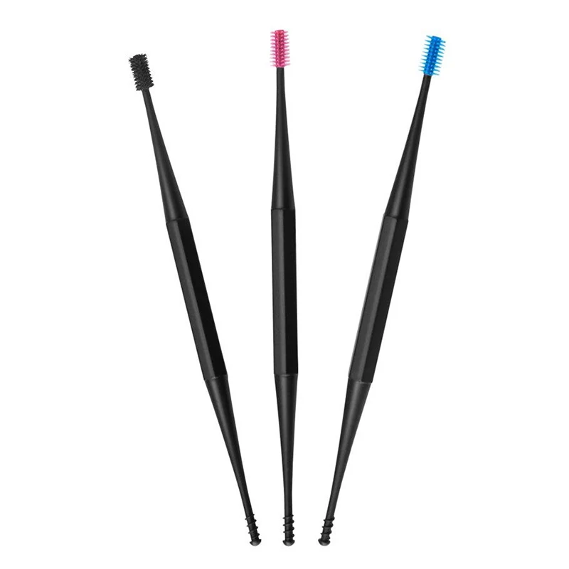 

1PC Spiral Design Soft Silicone Ear Pick Double-ended Earpick Ear Wax Curette Remover Ear Cleaner Spoon Comfortable Tool