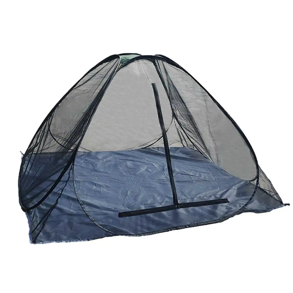 Foldable Outdoor Camping Bug Summer Mesh Tent Protector Tent Mosquito Tent Keep Insect Away Camping Tent For Single Camp Bed