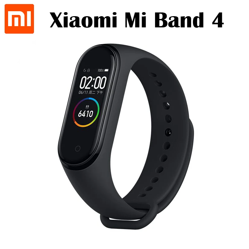 شاومي-سوار ذكي Mi Band 4 للياقة البدنية, شاشة AMOLED مقاس 0.95 بوصة، بتقنية البلوتوث 5.0 ويمكنه قياس معدل ضربات القلب #1