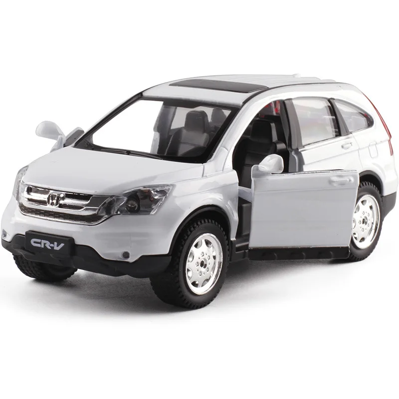 1:32 Honda CRV SUV Alloy Metal Diecast Cars Model Toy Car Vehicles Pull Back Sound and light For Children Boy Toys gift