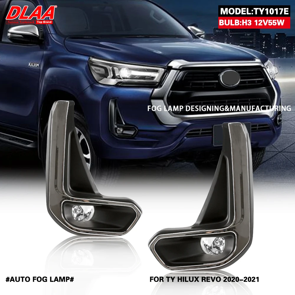 

DLAA For HILUX REVO 2020-2021 Front Fog Lights Car Styling Spot Light Fog Lamps With Switch - 1 Pair