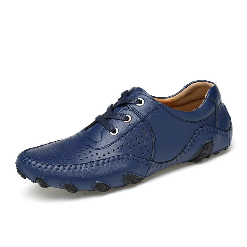 Chaussures de Golf en cuir imperméables pour hommes, antidérapantes, respirantes, décontractées, pour le travail, le Sport en plein air, grande