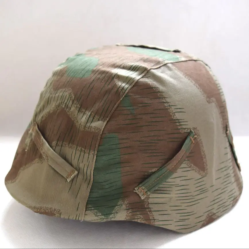 Replica WWII German Splinter Camo M35 M40 Reversible Helmet Cover