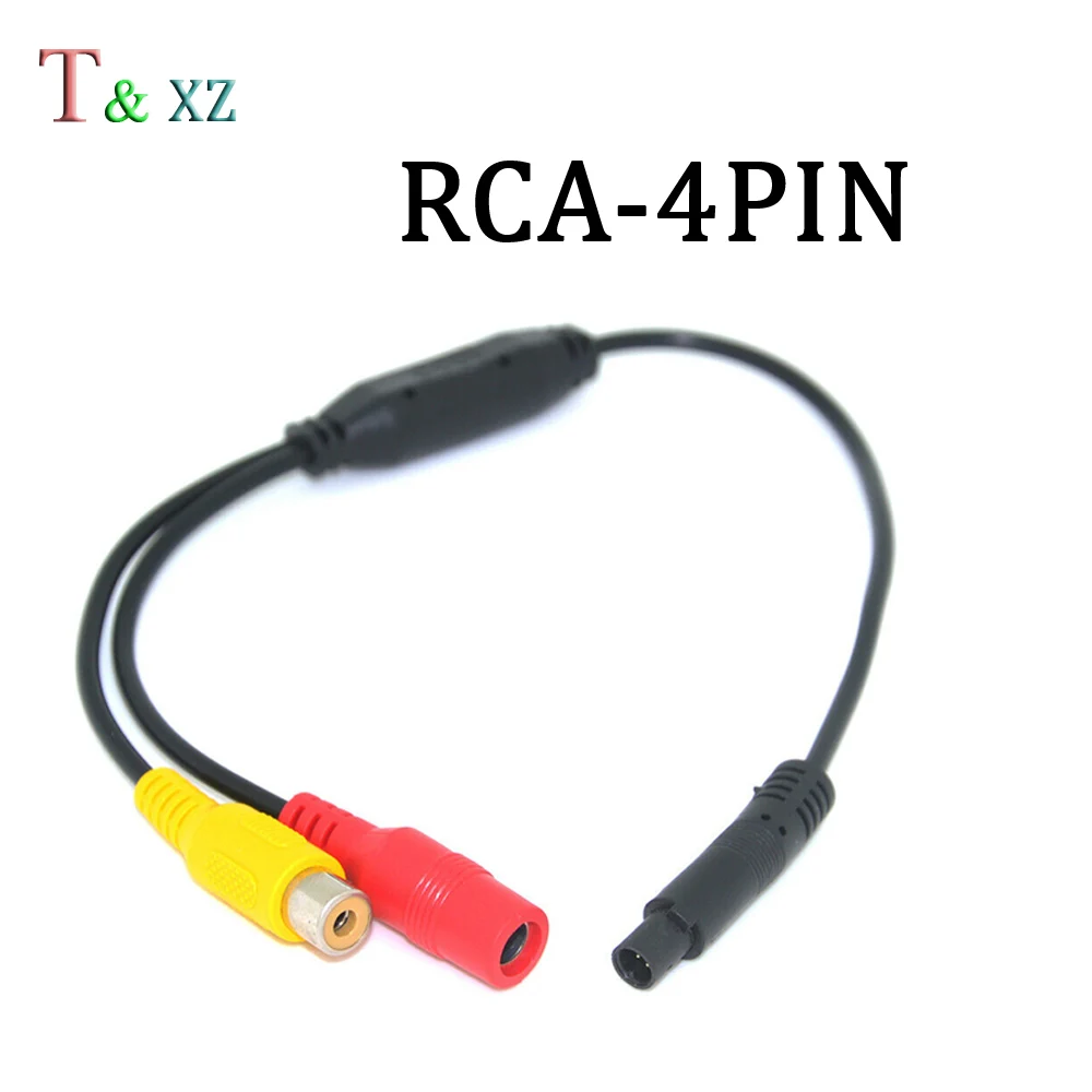 

Car Video Cable RCA-4PIN For Car Parking Rearview Rear View Camera Connect Car Car Monitor DVD