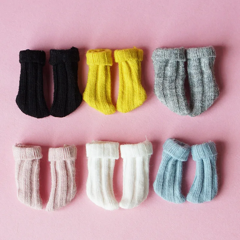 Ob11 Threaded Flanging Socks Holala Socks Ob22 Ob24 Socks Doll Clothes Molly, GSC, Obisu 11, 1/12bjd Doll Socks Accessories