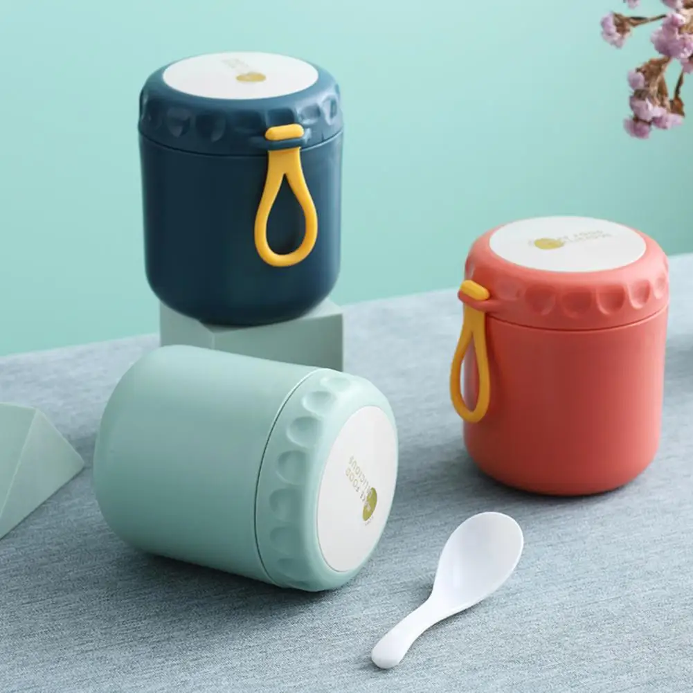 400ML Baby Soup Flasks Food Container Leakage resistant Student Lunch Food Jar Cup Bottle