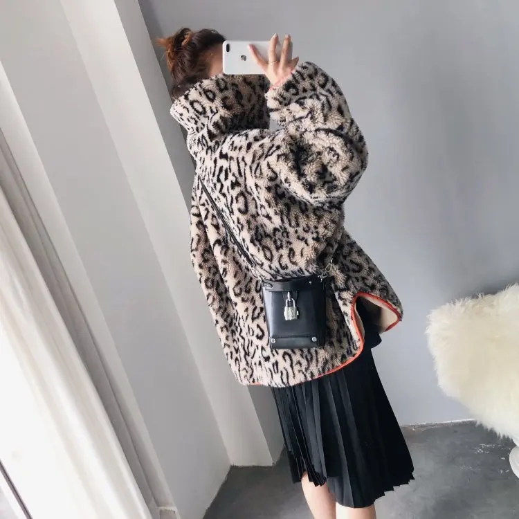 Autumn Winter Coat Women Sheep Shearing Real Fur Coat Women Pullover for Womens Clothing Abrigos Mujer Invierno 2020 YY858