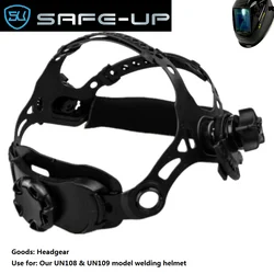 SAFEUP Solar Auto Darkening เครื่องเชื่อมหน้ากากรูเชื่อมสวมใส่หมวกนิรภัย Headband