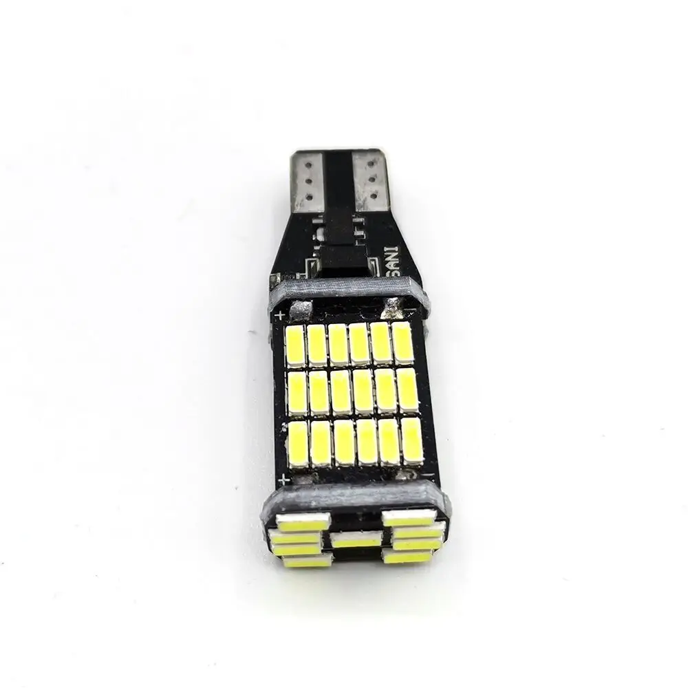 2PCS T15 W16W 921 912 T16 902 LED Bulbs High Power 45pcs 4014SMD Super Bright 1200LM Replace For Car Reversing Light White