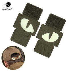 Diy Cat Eye Tactical Patches Glow In Dark Gitd Tape Molle Badge Patch Voor Paintball Helm Cap Hoed Jasje Jacht vest Kleding