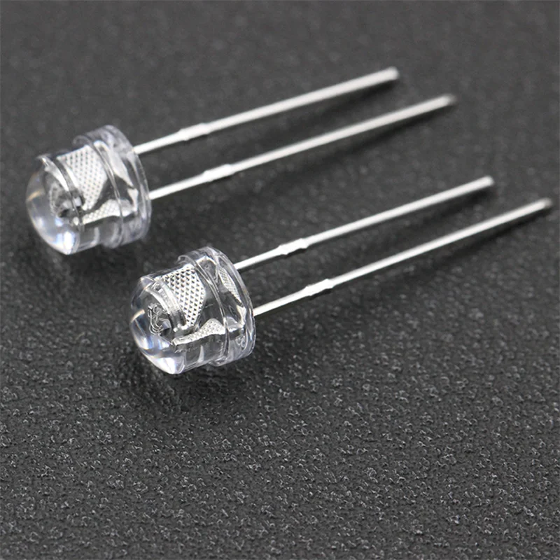 1000pcsf 5/5Mm Strohoed Snel/Langzaam Flits Transparant Rgb Ingebouwde Hoge Lichtgevende Diode Led Dip Lang/Korte Voeten