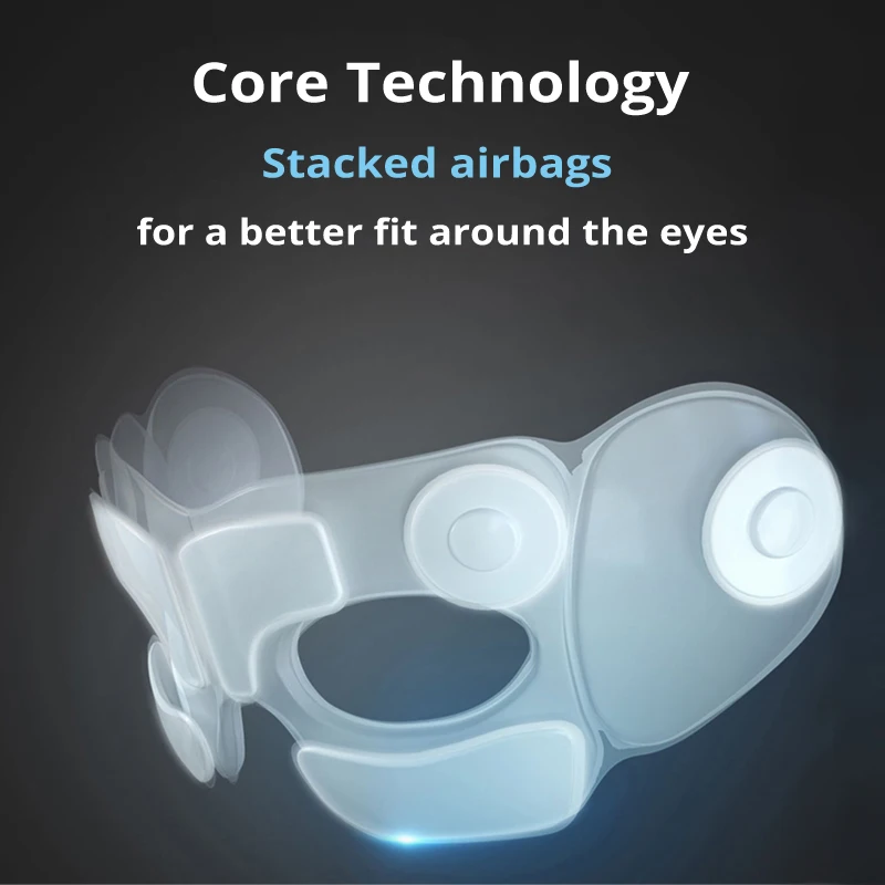 KLASVSA Smart Eye Massager Air Compression Heated Massage For Tired Eyes Dark Circles Remove Massage Relaxation