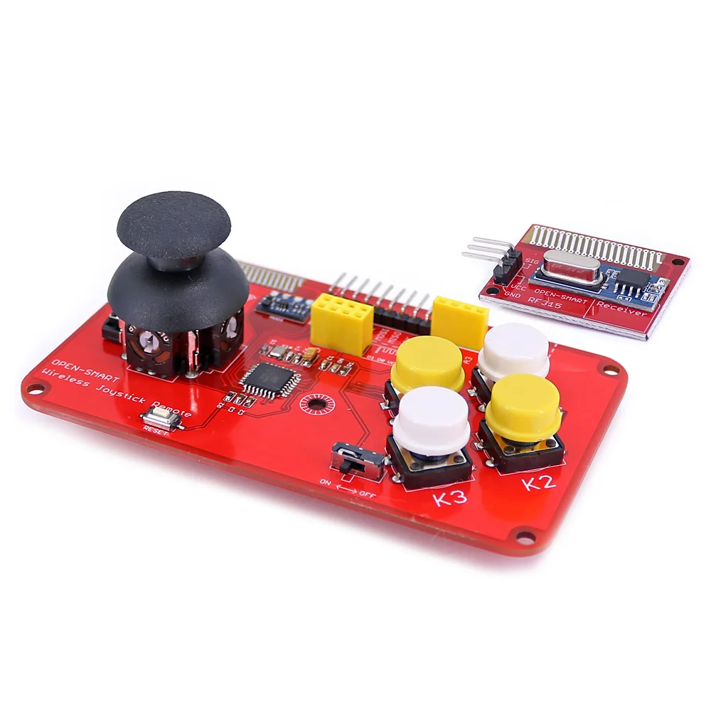 RF 315 MHz Wireless PS2 Joystick Keypad Module Game Remote Controller Transceiver Kit for Smart Car /4-axis Aircraft for Arduino