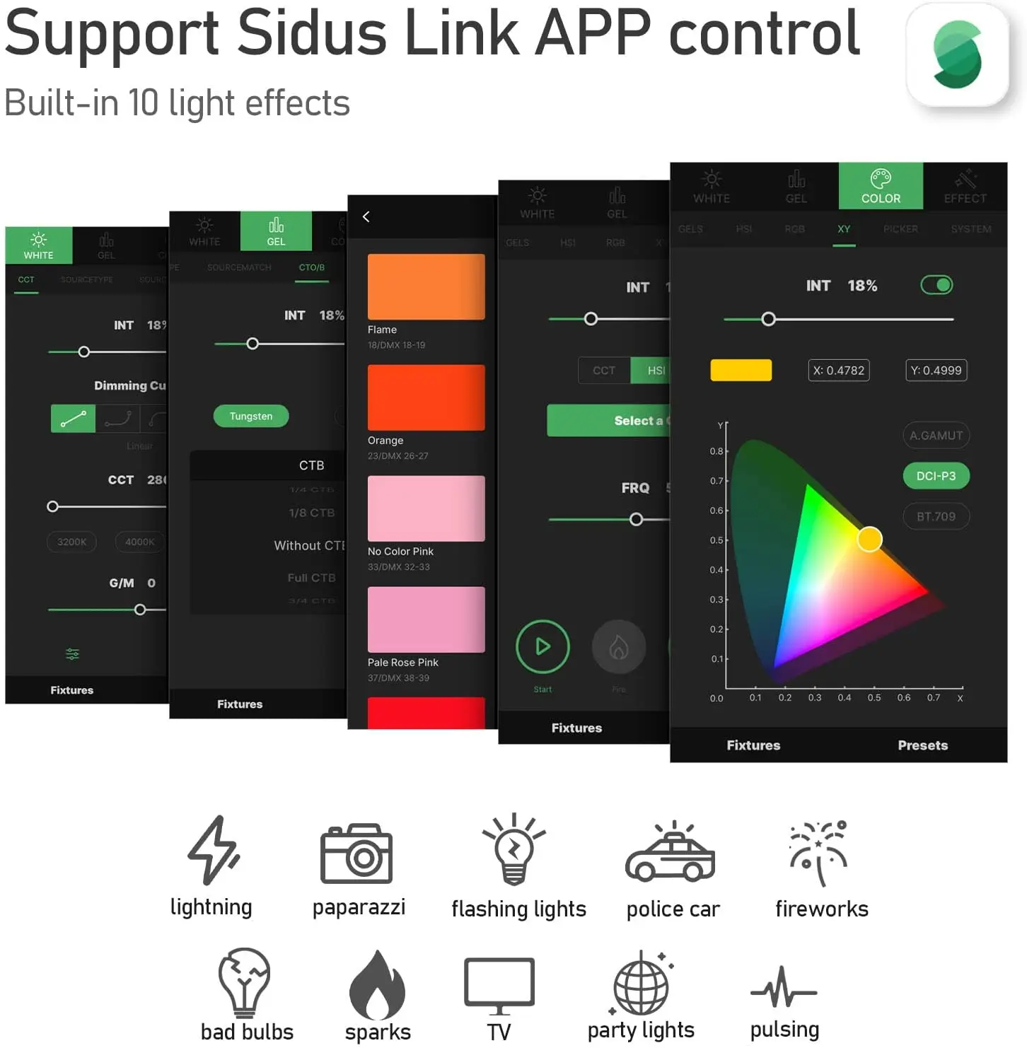 أماران P60C RGBWW P60X ثنائي اللون شاشة ليد لعرض الفيديو ضوء 60 واط 2500K-7500K التصوير الإضاءة مصباح الفيديو لكاميرا الفيديو DSLR