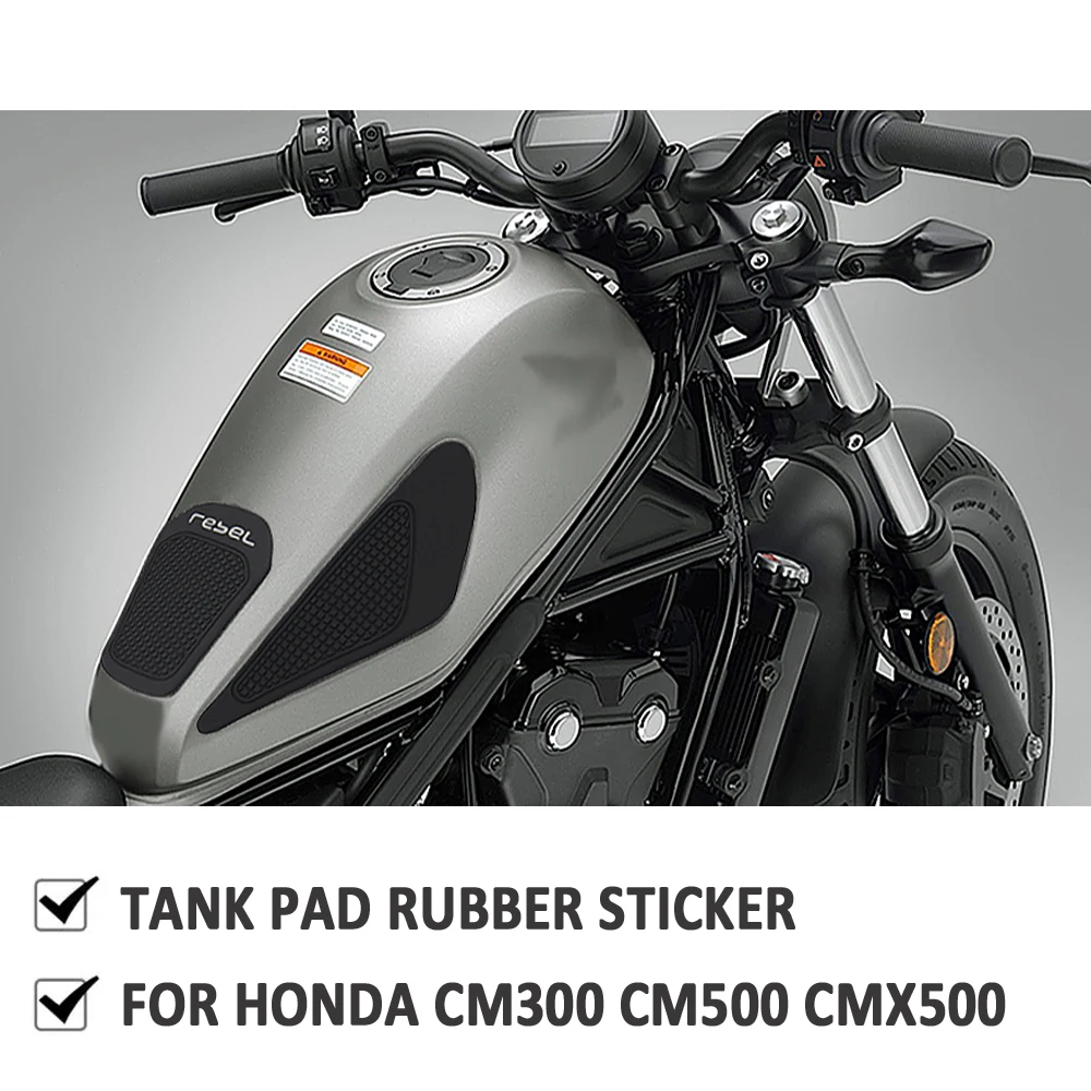 

For Honda REBEL500 REBEL300 REBEL CMX 500 300 CM500 CM300 Motorcycle Accessories Gas Tank Protect Sticker Fuel Cap Cover Pad