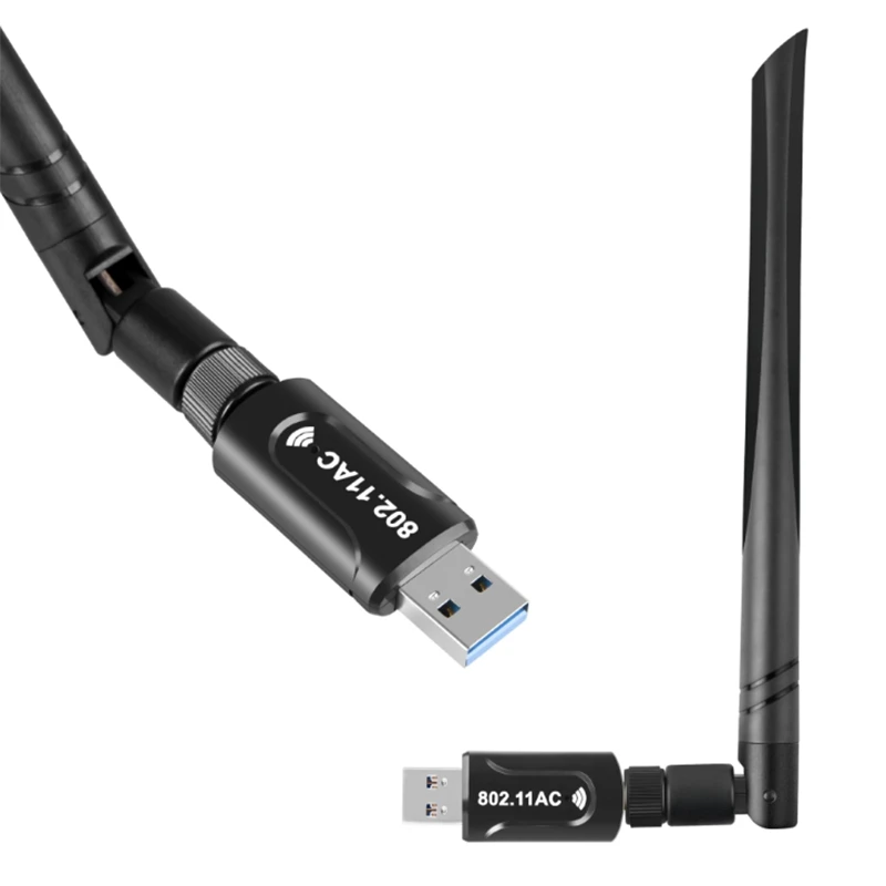 USB 3.0 Wifi 2.4G 5G Miễn Phí Driver Ăng Ten 1200Mbps USB Ethernet Mạng Băng Tần Kép wifi Dongle
