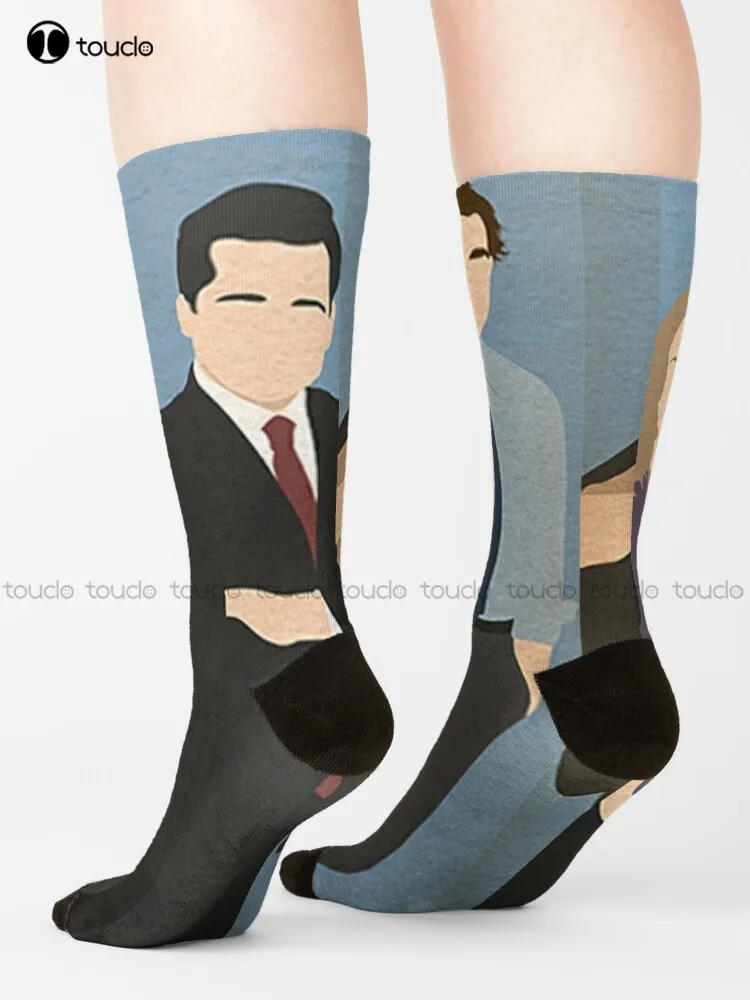 The Office Dwight Schrute Dwight Schrute Michael Scott Jim Halpert Socks Womens Winter Socks Christmas Gift Custom Women Men