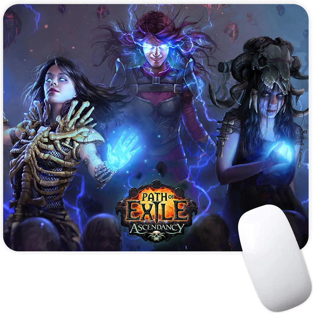 Small Gaming Mouse Pad Computer Office Mousepad PC Gamer Mouse Mat Laptop Mausepad Path of Exile Carpet Keyboard Mat Desk Pad