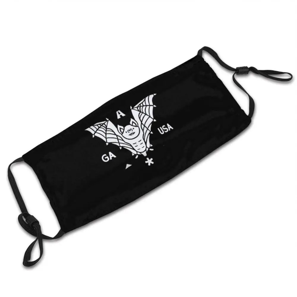 Gbab Logo-White Custom Pattern Washable Filter Pm2.5 Adult Kids Mask Bat Bats Gbab
