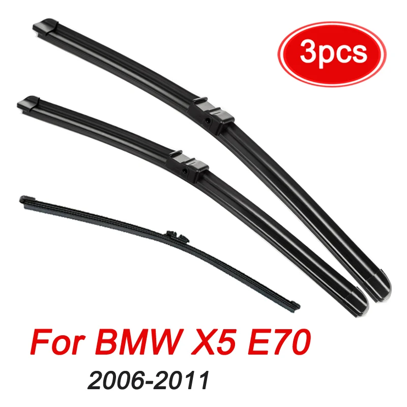 MIDOON Wiper Front Rear Wiper Blades Set For BMW X5 E70 2006 - 2011 2007 Windshield Windscreen Front Rear Window 24