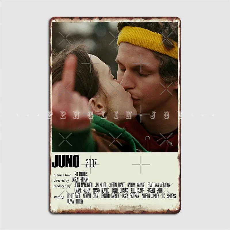 Juno Alternative Art Movie Large 3 Poster Metal Plaque Wall Cave Pub Garage Printing Garage Decoration Tin Sign Poster