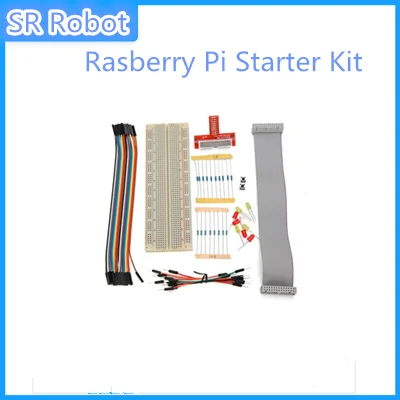 

Rasberry Pi Starter Kit GPIO Cable T GPIO Extension Board Breadboard Jupont Cable Button Resistance DIY rpi electronics toy