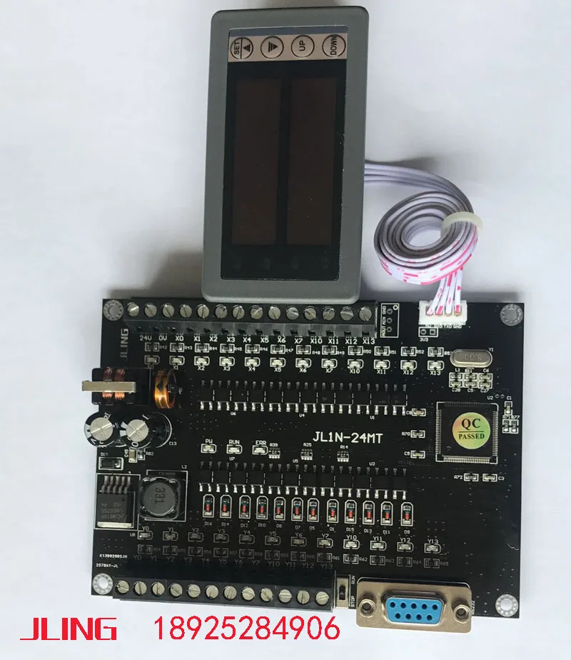 PLC FX1N-24MT يمكن مباشرة محرك الملف اللولبي صمام 12 الساعة في الساعة 12 خارج ، مستقيم النار