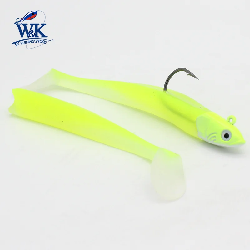 Inshore Fishing Lure   8 cm Soft Bait with 12 g Jig and 1 0 Hooks  for Bass  Pike  Zander  and Cod Fishing   Soft Lure Set with