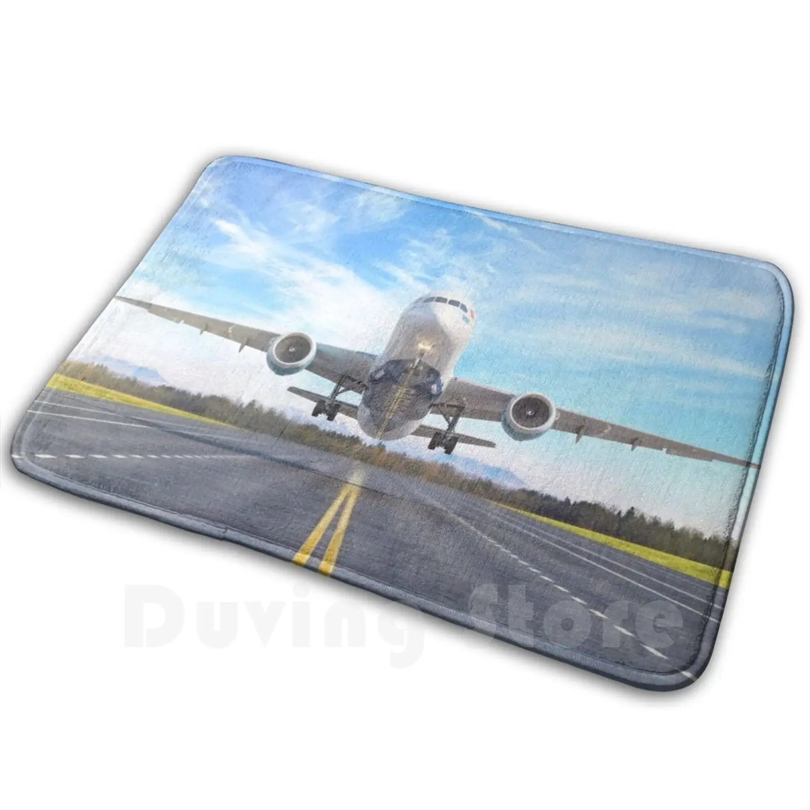 Bamboo Airways Boeing B787 Flight Airplane Soft Non-Slip Mat Rug 3113 Carpet Cushion Bamboo Airway Boeing B787 Flight