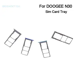 Bilashmart BackShell Original DOOGEE N30 Phone Sim Card Holder Sim Card Slot Tray Holder Parts accessory DOOGEE N30 6.55 inch Smartphone