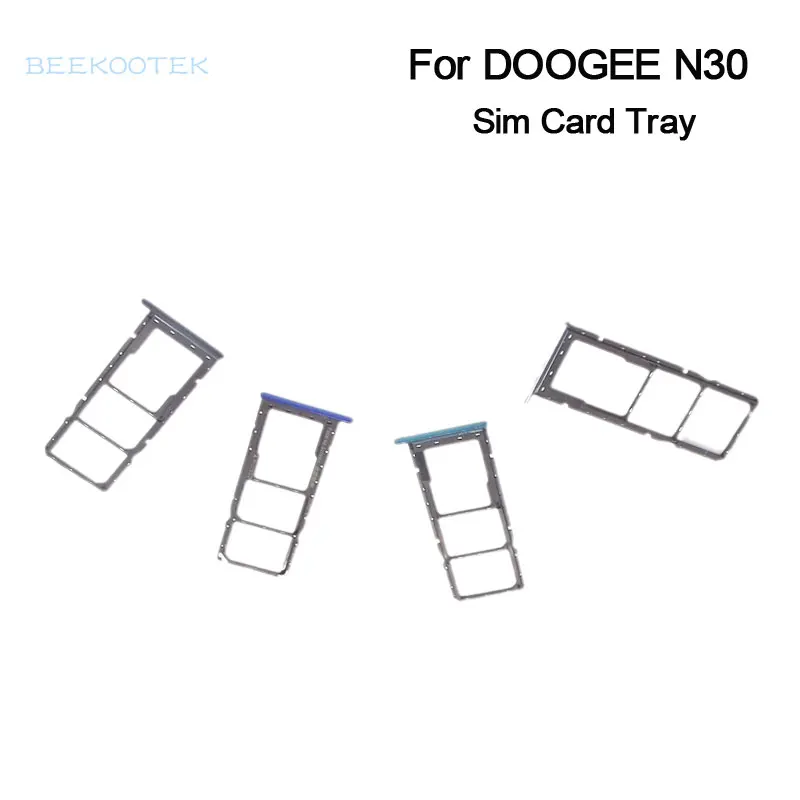 New Original DOOGEE N30 Phone Sim Card Holder Sim Card Slot Tray Holder Parts accessory For DOOGEE N30 6.55 inch Smartphone