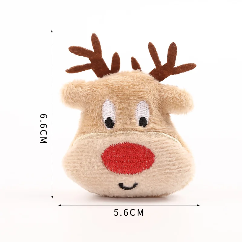 10pcs/lot DIY Handmade cute chrismas dolls Padded Patches Appliques For Clothes Sewing Supplies DIY Hair Decoration