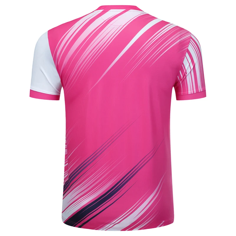 Badminton Golf Shirt Breathable Polyester Quick Dry Summer New 3D Men Tshirt Athletic Table Tennis Jersey Ping Pong Short Sleeve