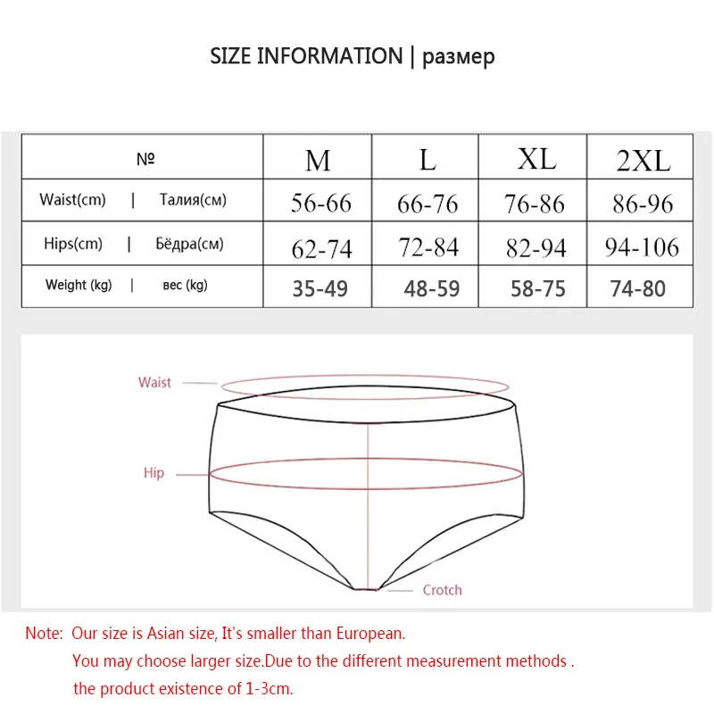 High Waist Leak Proof Menstrual Panties Physiological Pants Women Underwear Period Soft Cotton Waterproof Briefs