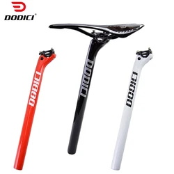 Bicycle Carbon Seat Post,27.2/30.8/31.6mm MTB Carbon Seatpost,Length 340/400mm Bike Seatpost,Mountain Road Cycling Accessories