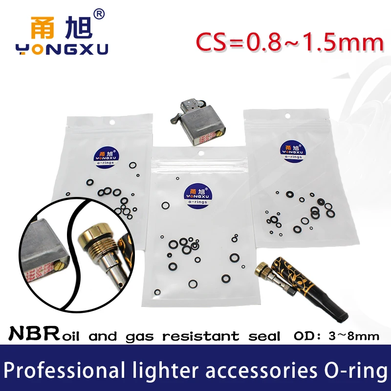 O-ring oil-resistant Lighter accessories seal ring gasket repair parts kerosene lighter windproof and Gas seal cigaret lighter