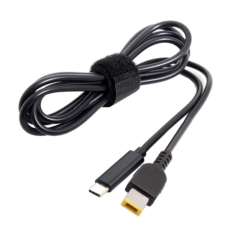 

Type C USB-C Input to Lenovo Power Cable Rectangle 11.0*4.5mm Power PD Charge Cable for ThinkPad X1 Carbon