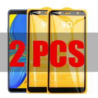 2Pcs 9D Glass For Samsung A9 2018 Protective Glass on the for Samsung Galaxy A9 2018 A9S SM-A920F/DS Screen Protector Film